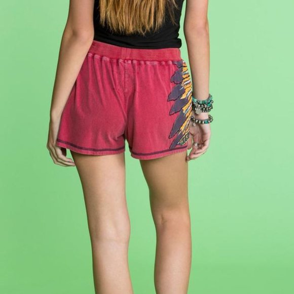 Double D Ranch 'Discovery Mission' Short in Red - Picture 3 of 3